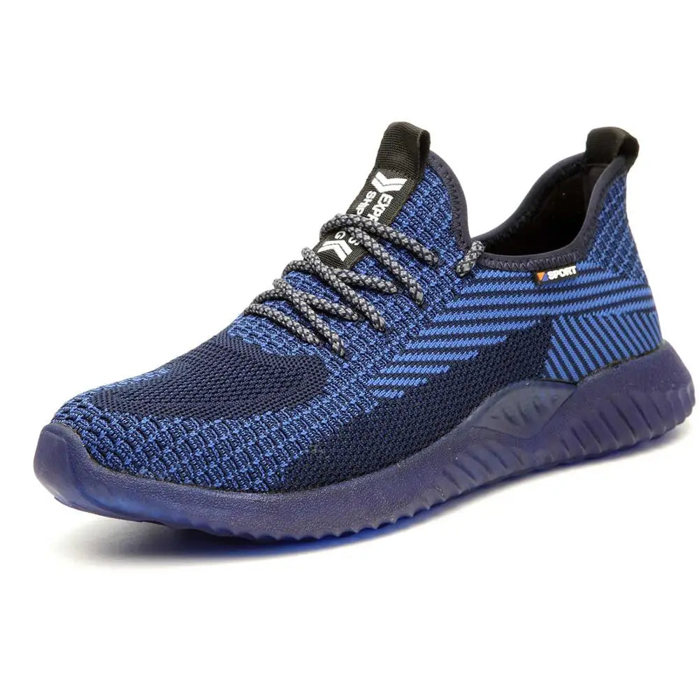 SUADEX Men Steel Toe Safety Work Shoes Breathable Antislip