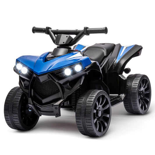 HiMISSE 6V Ride On Quad ATV For Kids Push-Button Accelerator