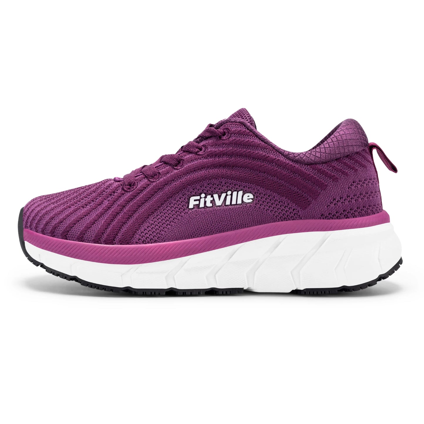 Fittington Wide Toe Women's Sport Shoes With Arch Support