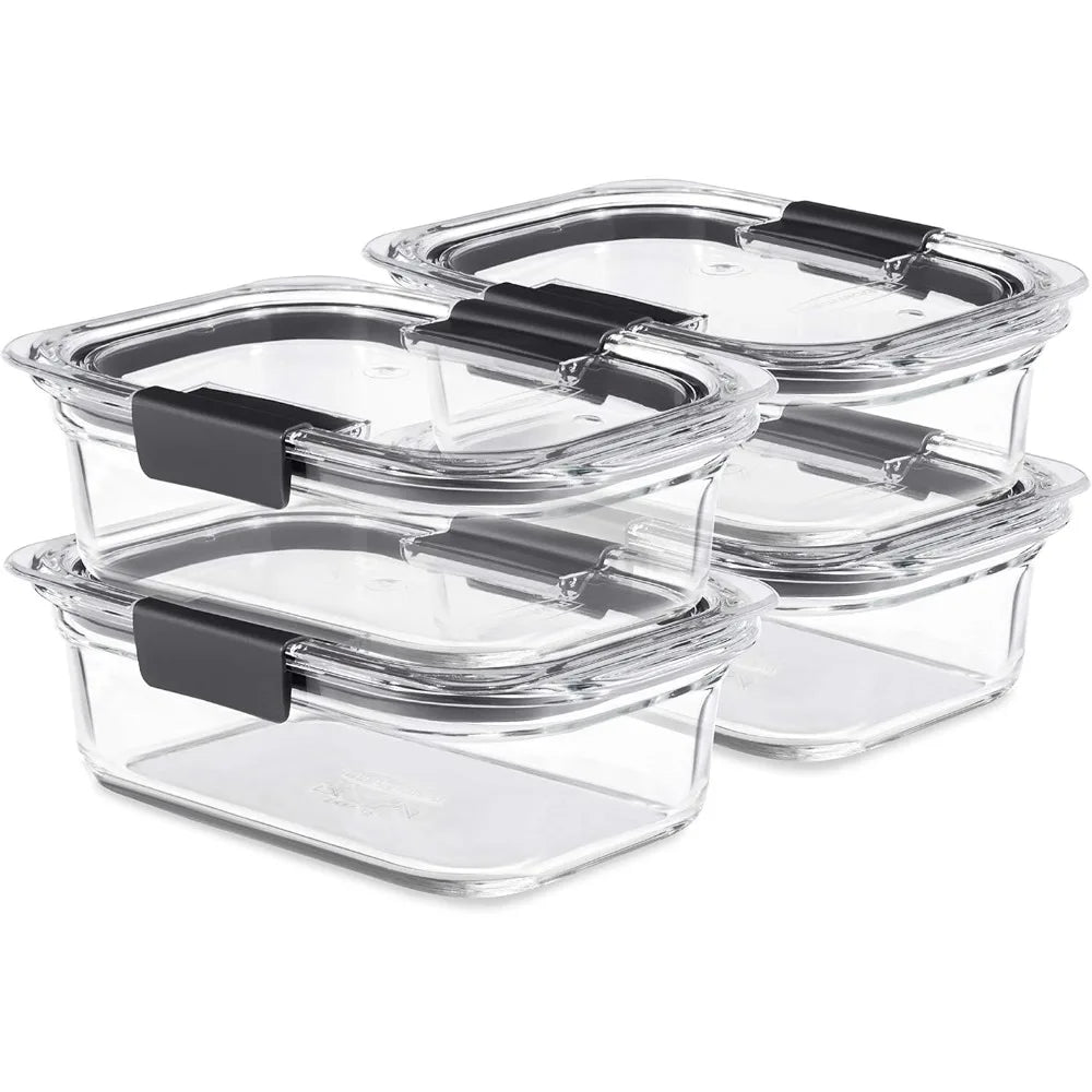Premium Glass Food Storage Containers BPA Free Leak Proof