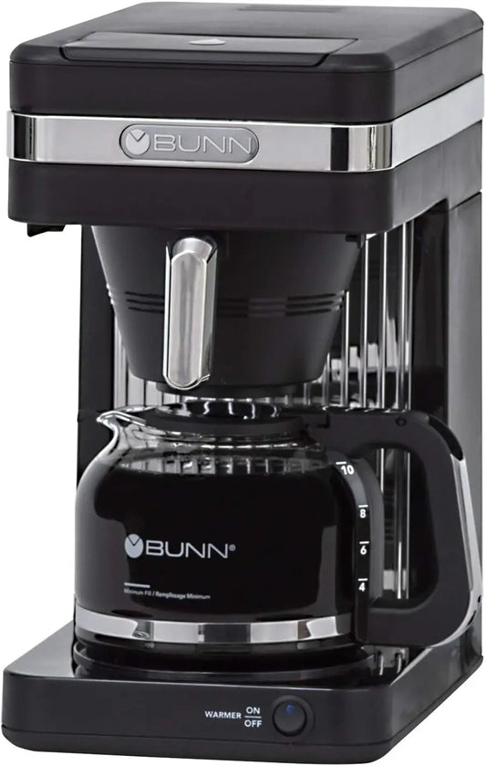 Fast 10 Cup Drip Coffee Maker Hot Water Tank Warmer