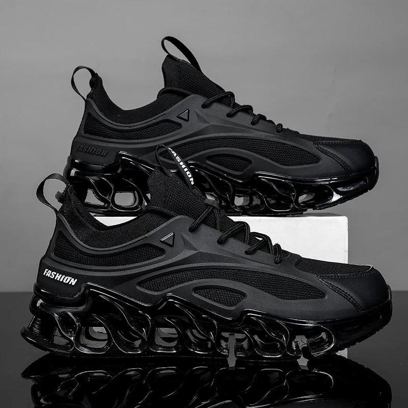 Lexsan Men's Casual Sneakers Breathable LaceUp Running Shoes