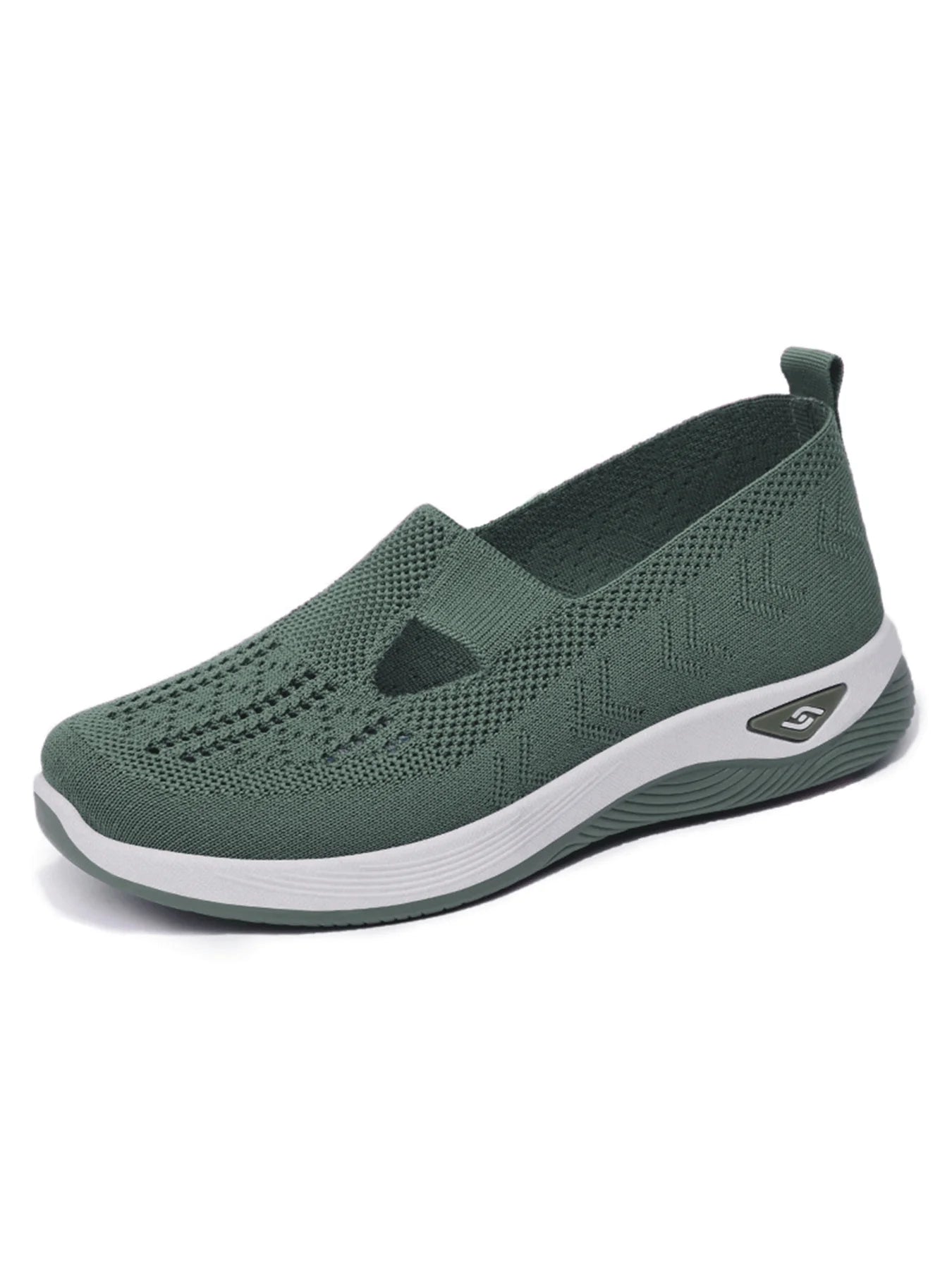 NONE Womens Breathable Low Top Knit Sneakers Casual Shoes