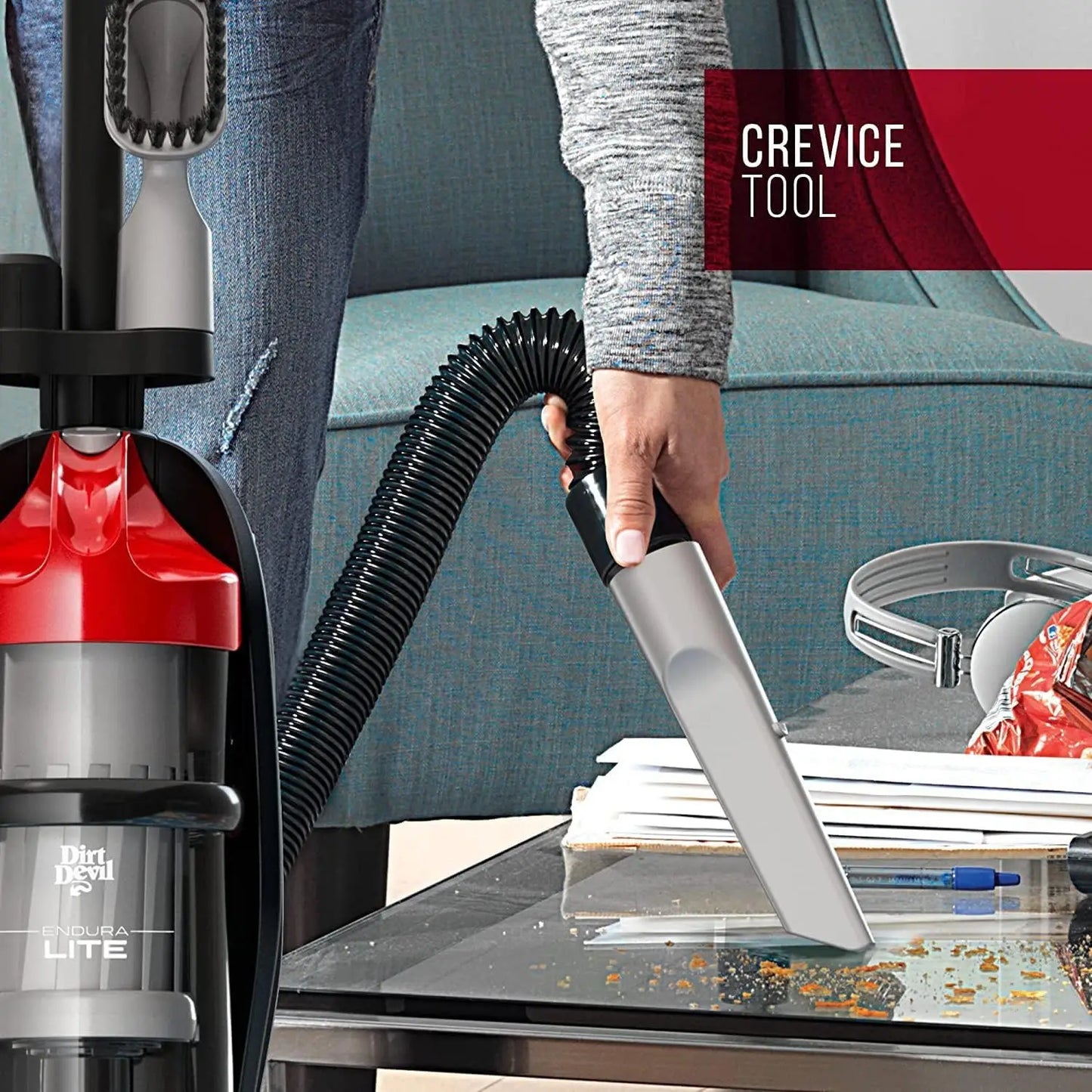 Lightweight Upright Bagless Vacuum Cleaner For Carpet And Hard Floors