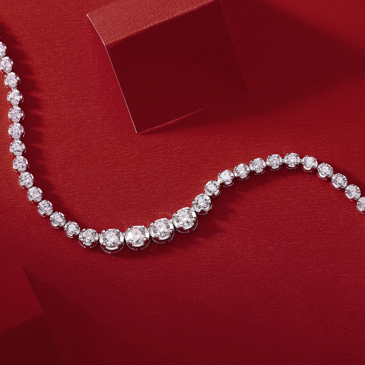 925 Moissanite Necklace Pendant With Certificate Gift For Women
