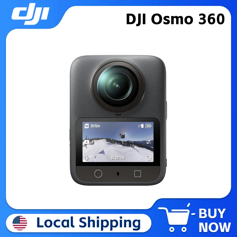 DJI Osmo 360 8K Video Camera With 4K120fps