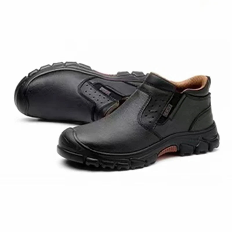 Mens Work Boots With Composite Toe Metatarsal Guard Rubber Outsole