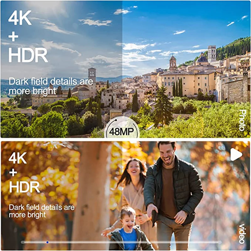 NBD 4K Digital Camera for Photography and Video 48MP