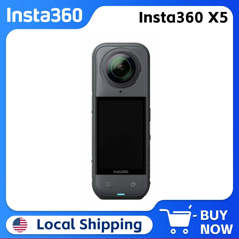 Insta360 X5 8K 360 Video Camera With Dual Sensors Pro