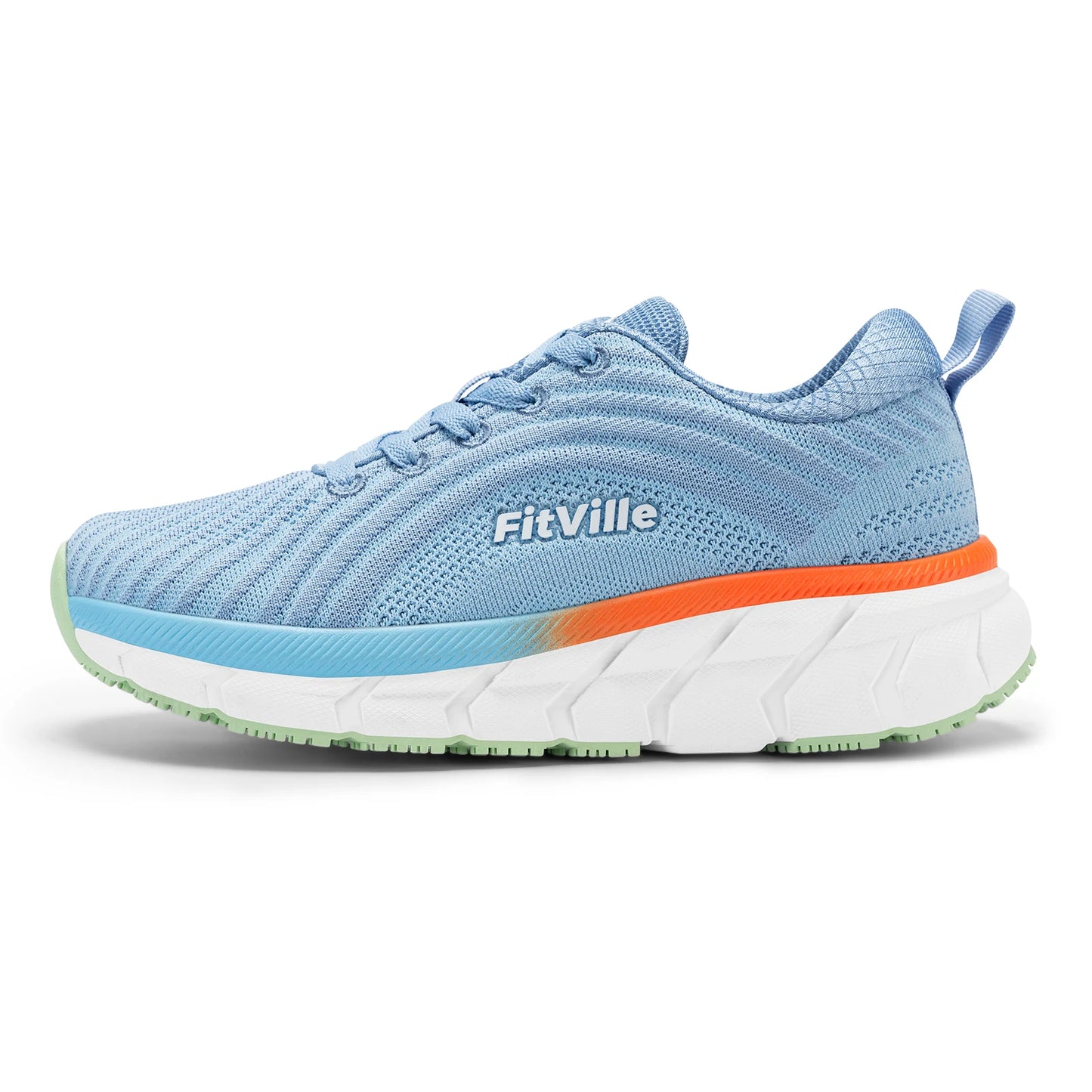 Fittington Wide Toe Women's Sport Shoes With Arch Support