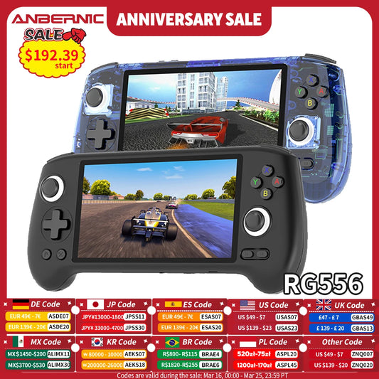 Anbernic RG556 Retro Handheld Console Android 13 Unisoc T820