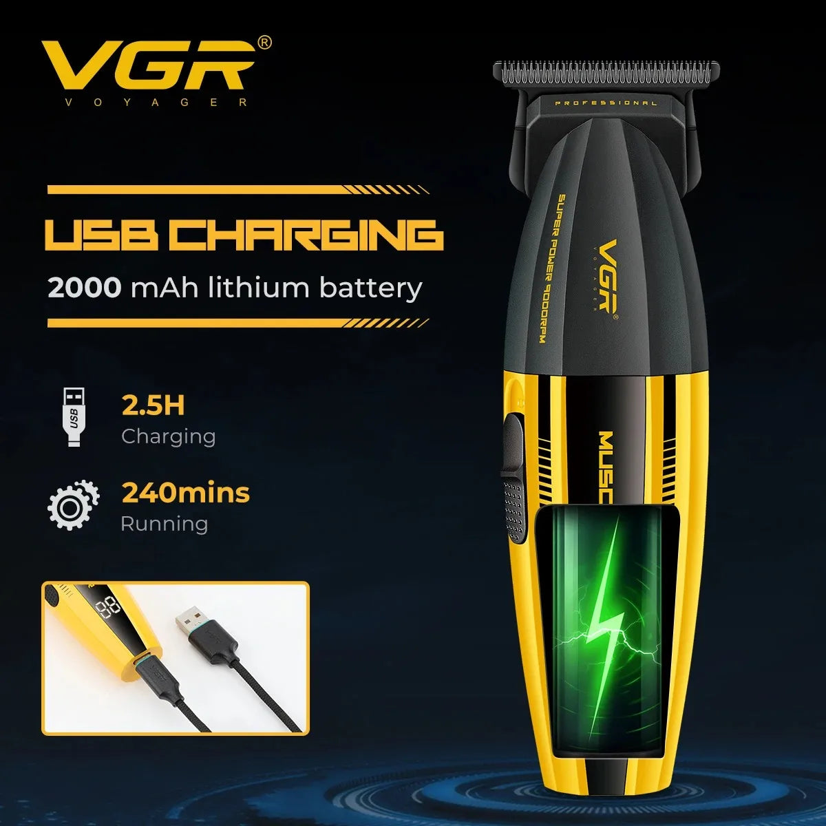 VGRC Hair Trimmer Pro Clippers Electric Set V-285 Kit