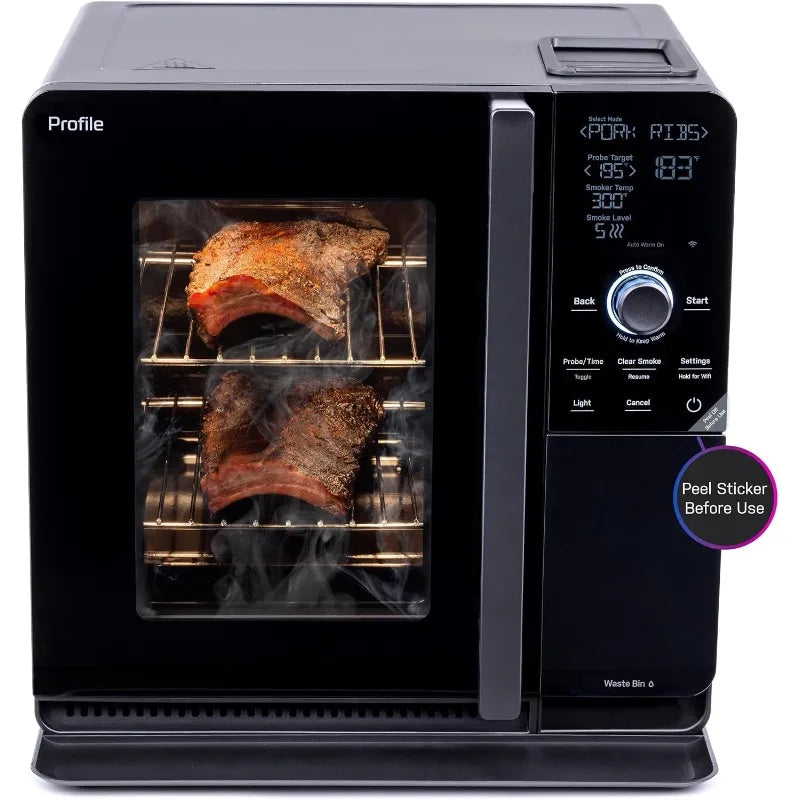 Smart Indoor Pellet Smoker With WiFi And Active Smoke Filtration