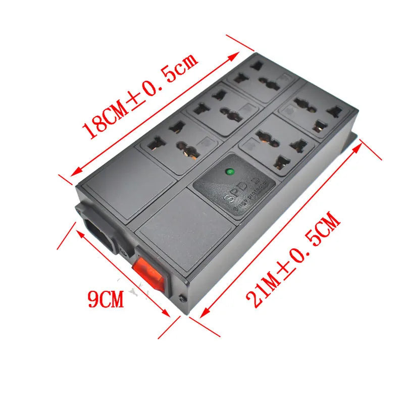 Strider Rui C14 Port PDU Power Strip Surge Protection