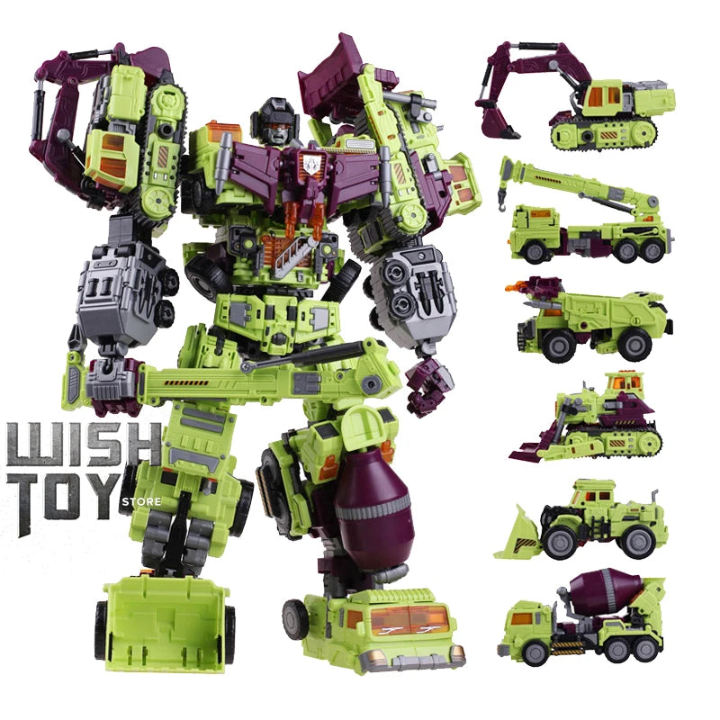 Jer Wu NBK Transformation Robot KO G1 Devastator Action Figure
