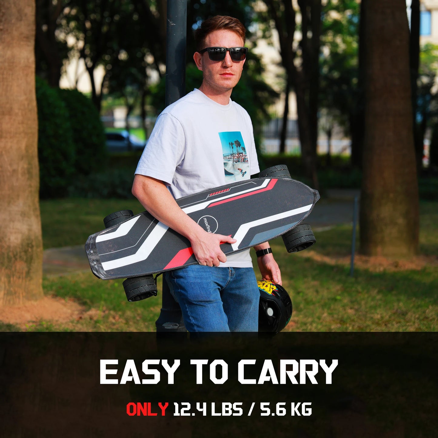 Maxfind Cyber Mini X Belt Driven Portable Electric Skateboard