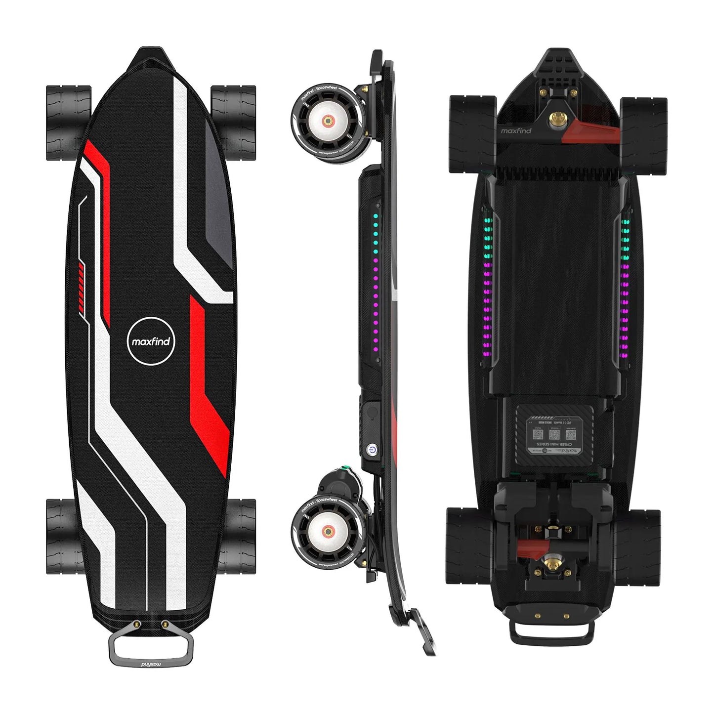 Maxfind Cyber Mini X Belt Driven Portable Electric Skateboard
