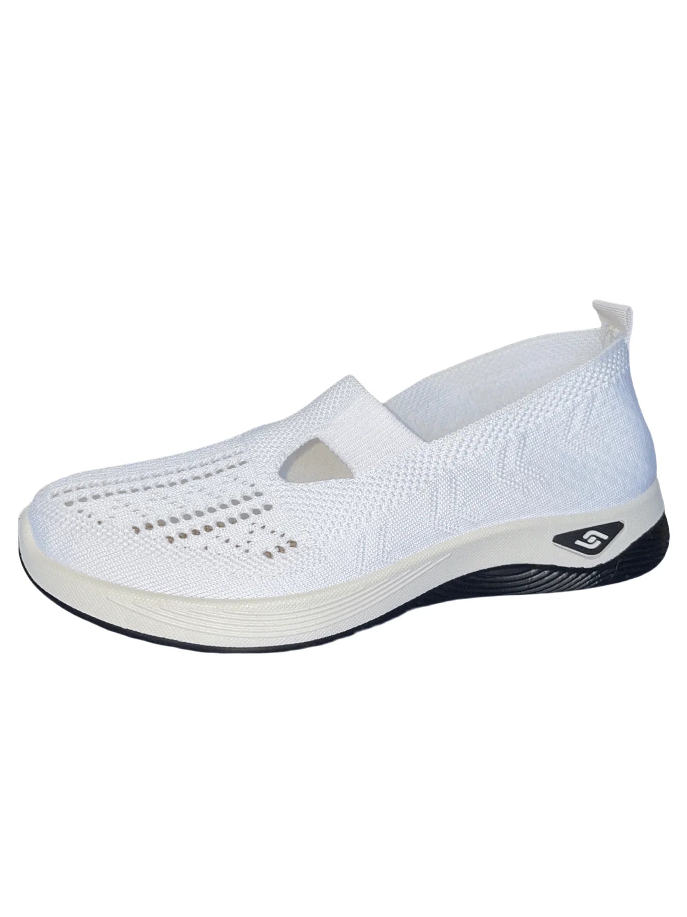 NONE Womens Breathable Low Top Knit Sneakers Casual Shoes