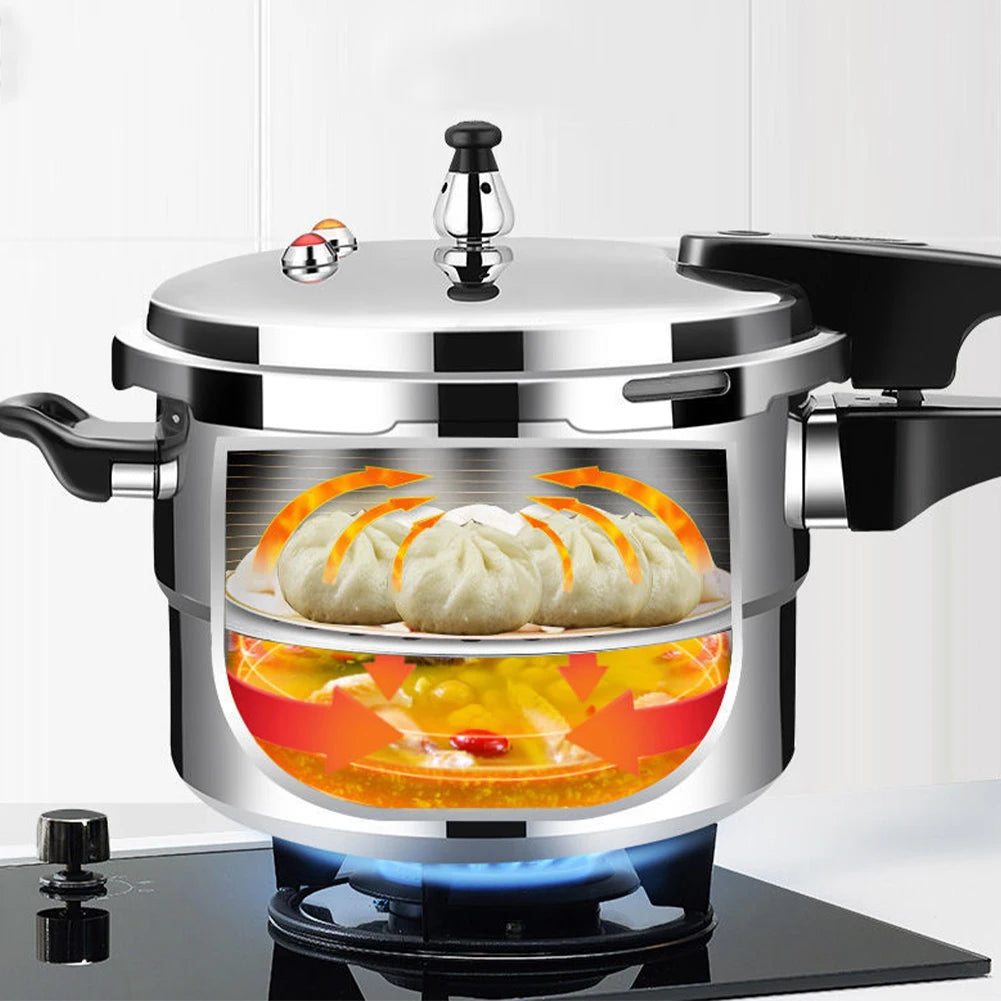 Pressure Cooker With Steaming Plate For Gas Stove And Induction Cooker