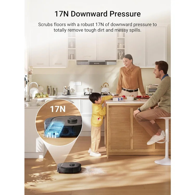 J20 Robot Vacuum Self Emptying With 8000Pa Suction And Mop
