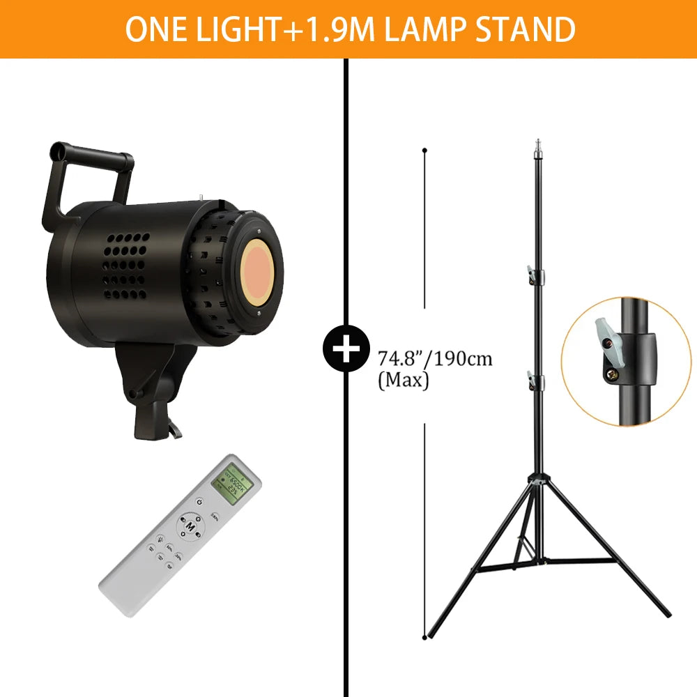 SH Softbox Photography Lighting Kit With E27 Bowens Lamp Tripod