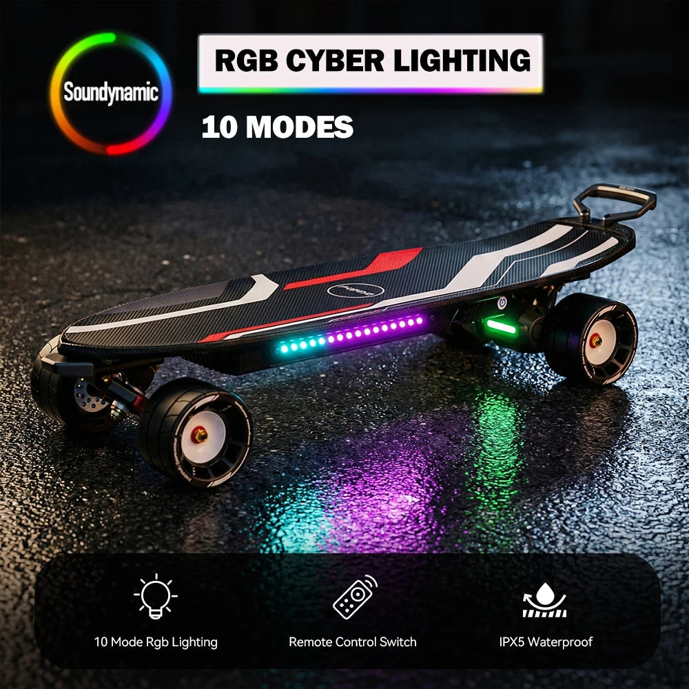 Maxfind Cyber Mini X Belt Driven Portable Electric Skateboard