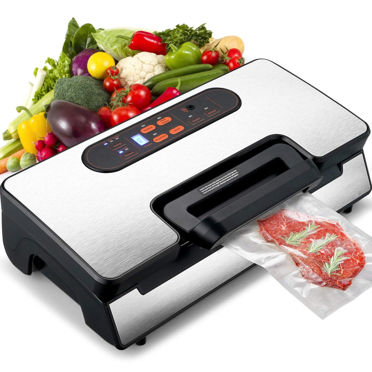Succebuy Vacuum Sealer Machine 90Kpa 130W Kitchen Food Saver