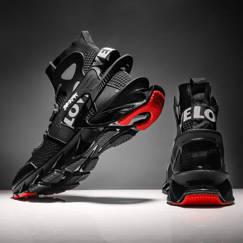 Lexsan Men's Casual Sneakers Breathable LaceUp Running Shoes
